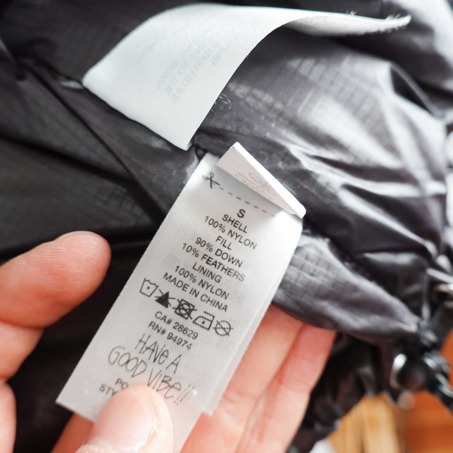 Stussy Puffer Jacket Black - Size S