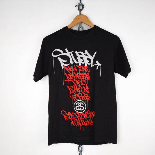 2005 Stussy Grey PVC Tee - Size S