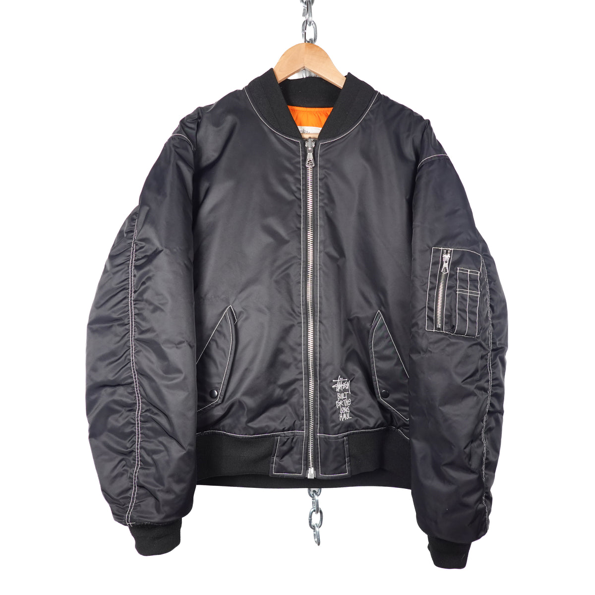 Stussy Long Haul Bomber Jacket - Size XL