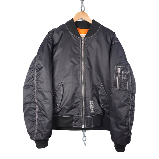 Stussy Long Haul Bomber Jacket - Size XL