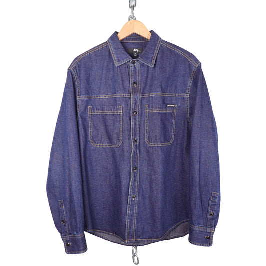 Stussy Kaihara Denim Button Up - Size M