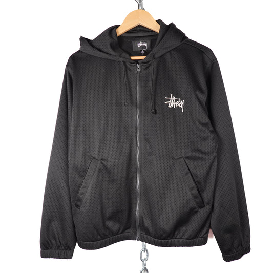 Stussy Mesh Zip Sweater - Size S