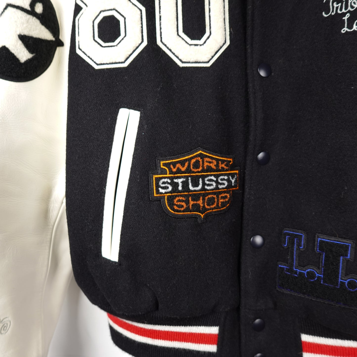 Stussy x Denim Tears x Our Legacy TTL Varsity Jacket - Size S