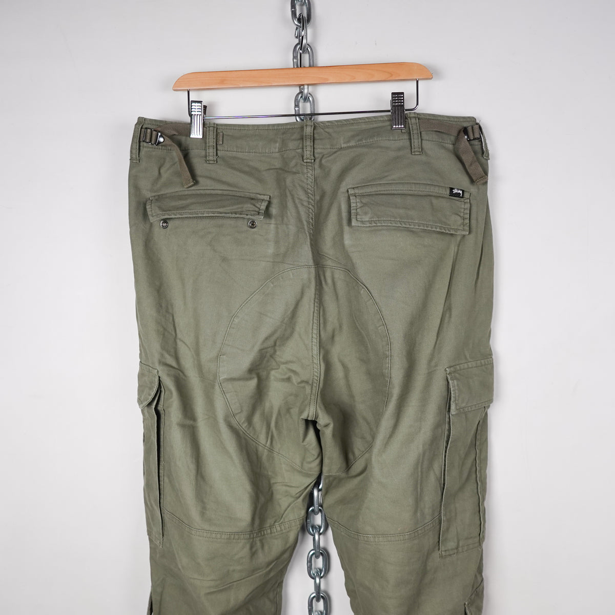 Stussy Green Cargo - Size 38