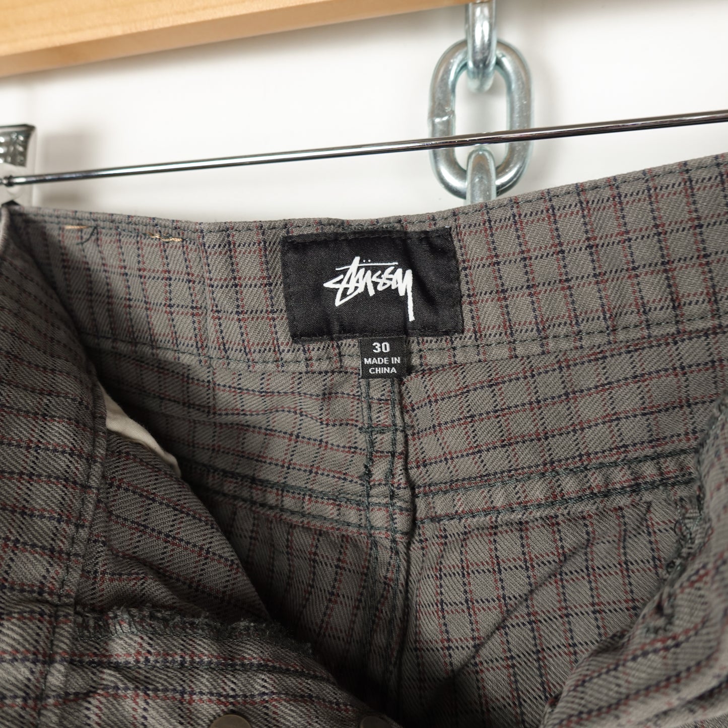 Stussy Plaid Pant - Size 30