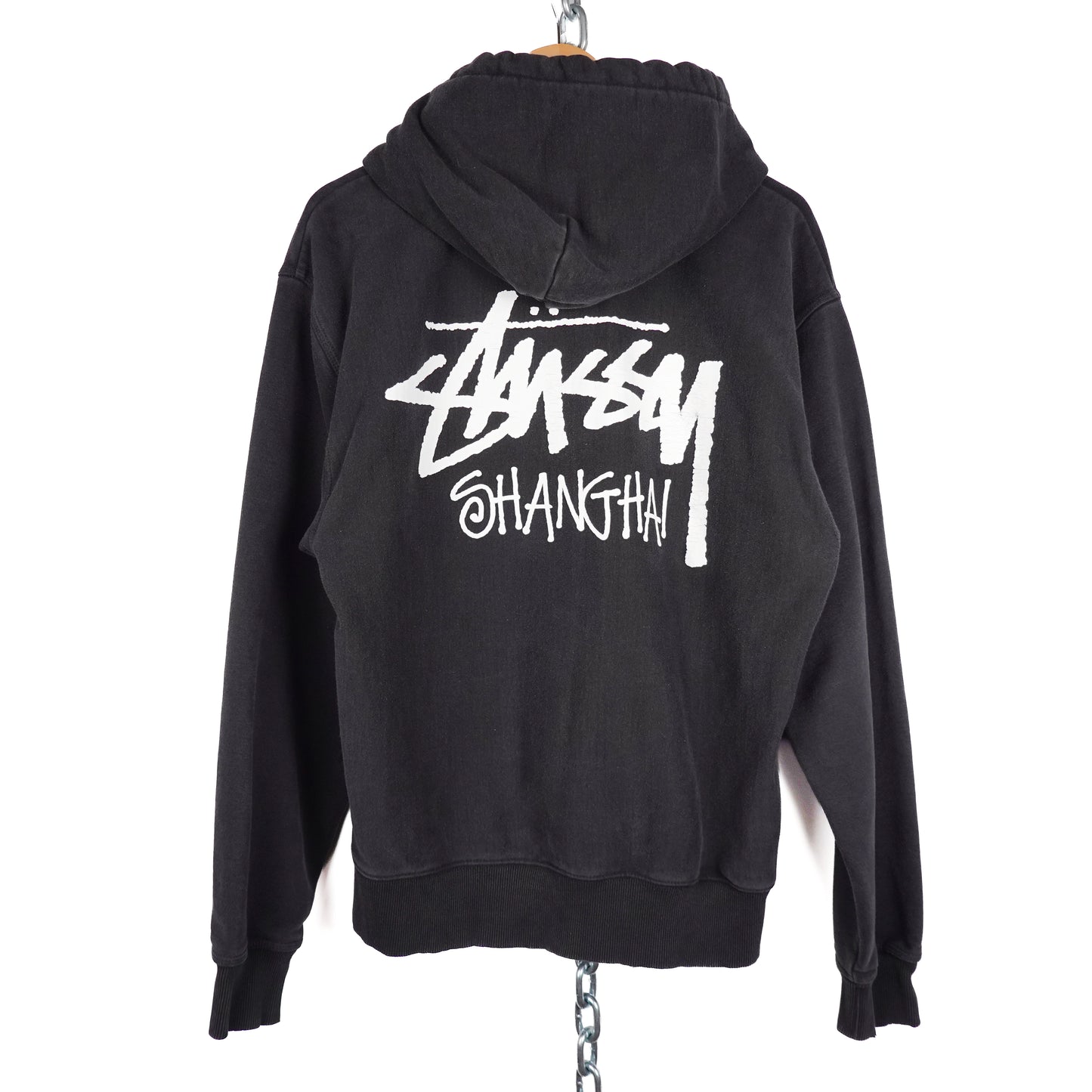 Stussy Shanghai Zip Up Hoodie - Size L
