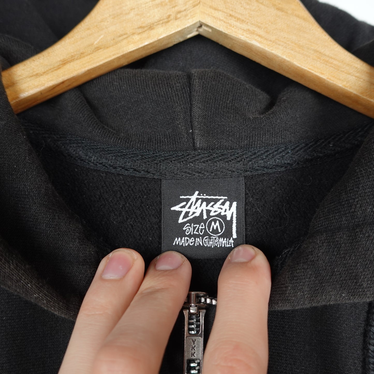 Stussy Superior Quality Zip Up Hoodie - Size M
