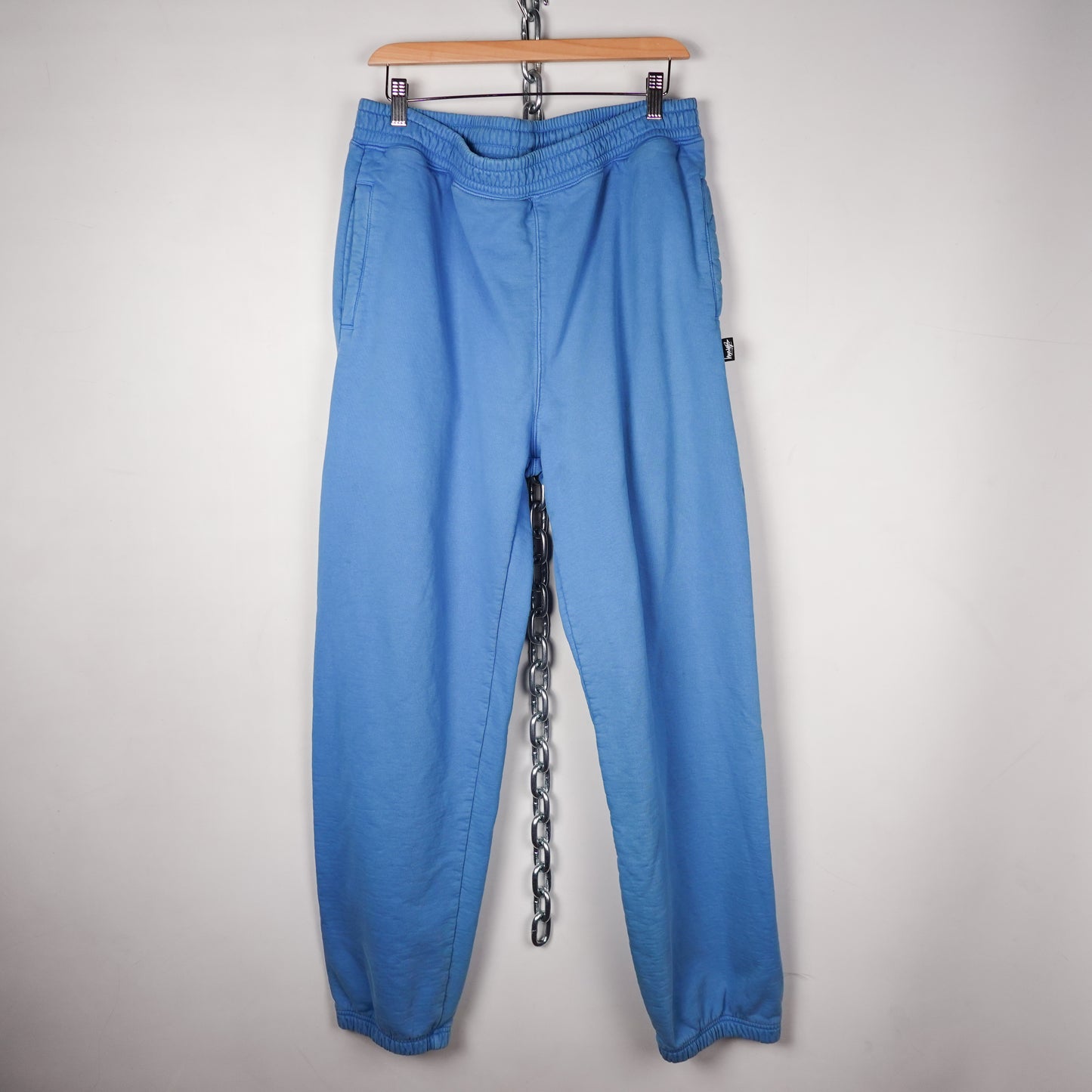 Stussy Blue Sweatpants - Size L