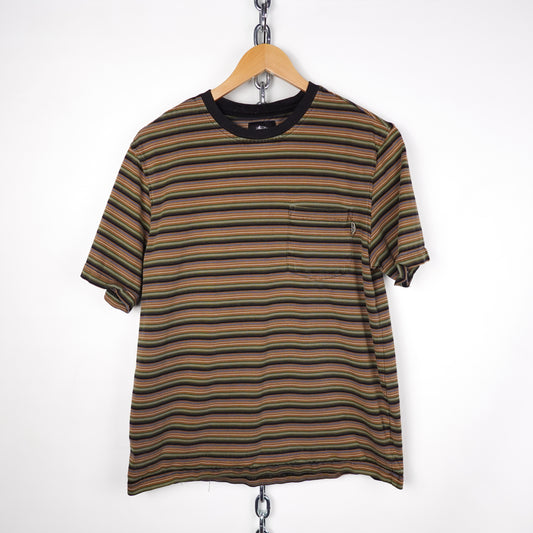 Stussy Striped Pocket Tee - Size S