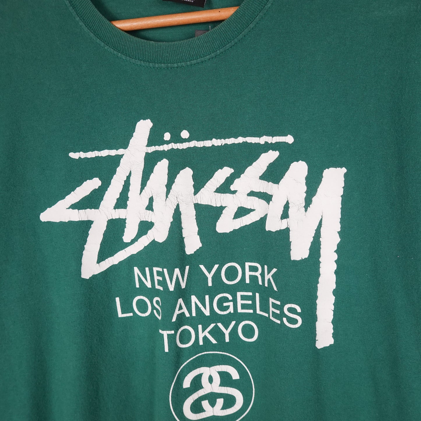 Stussy Green Tour Tee - Size L