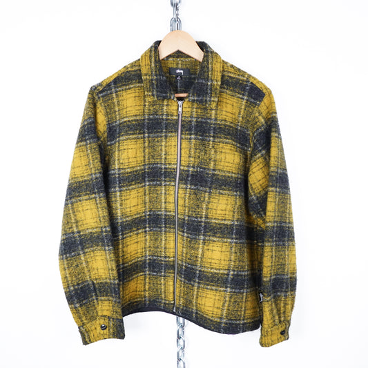 Stussy Plaid Wool Jacket - Size S