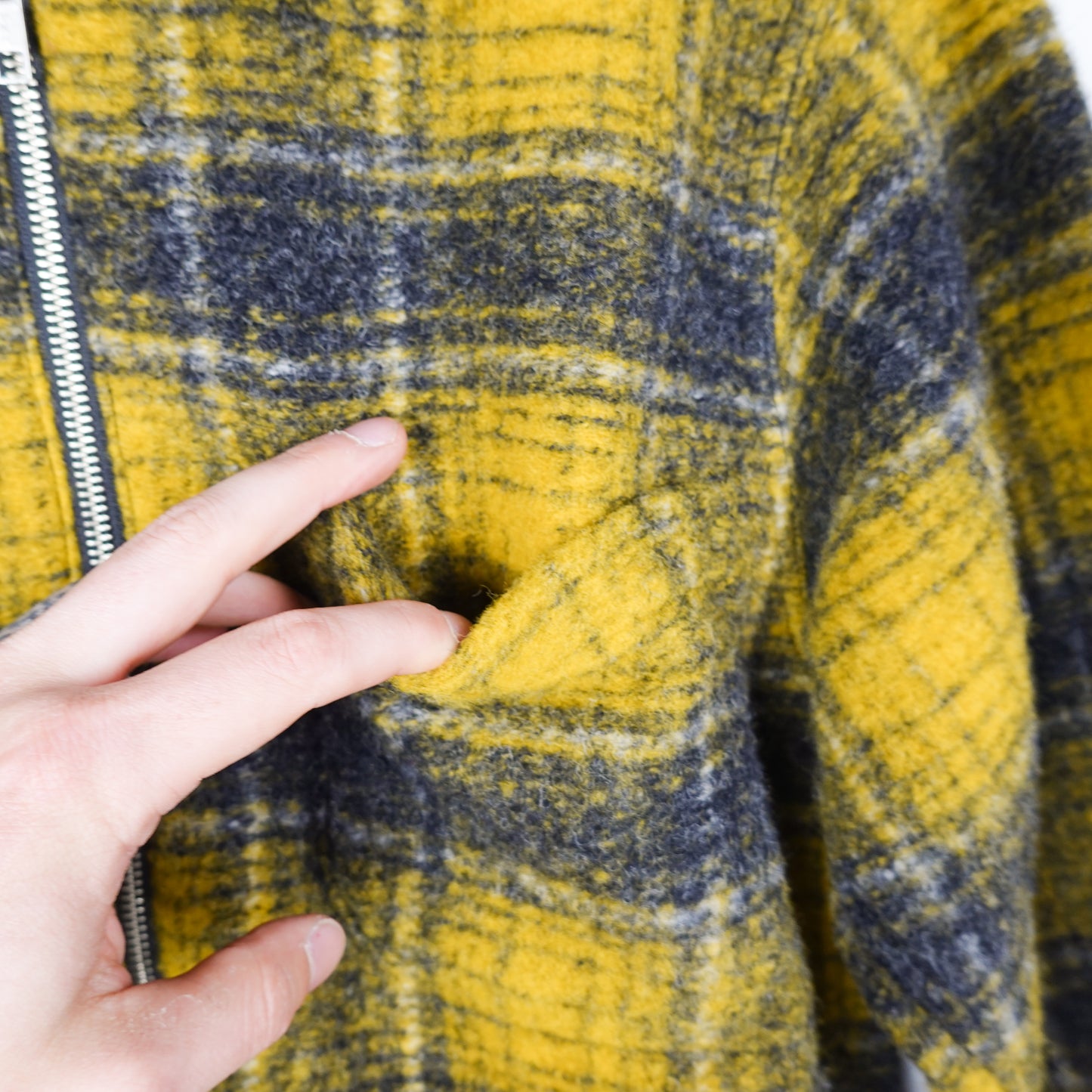 Stussy Plaid Wool Jacket - Size S