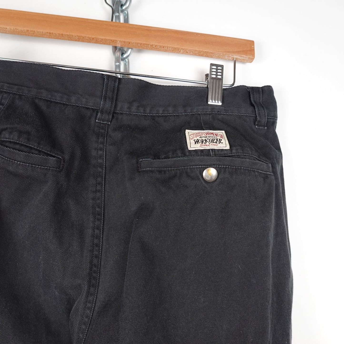 Stussy Work Gear Black Pants - Size 30