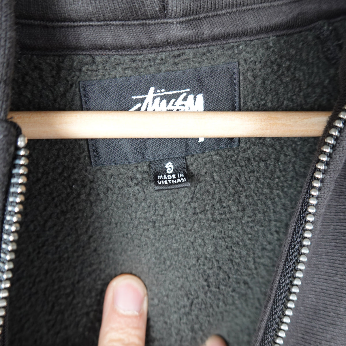 Stussy Work Gear Zip Up Hoodie - Size S