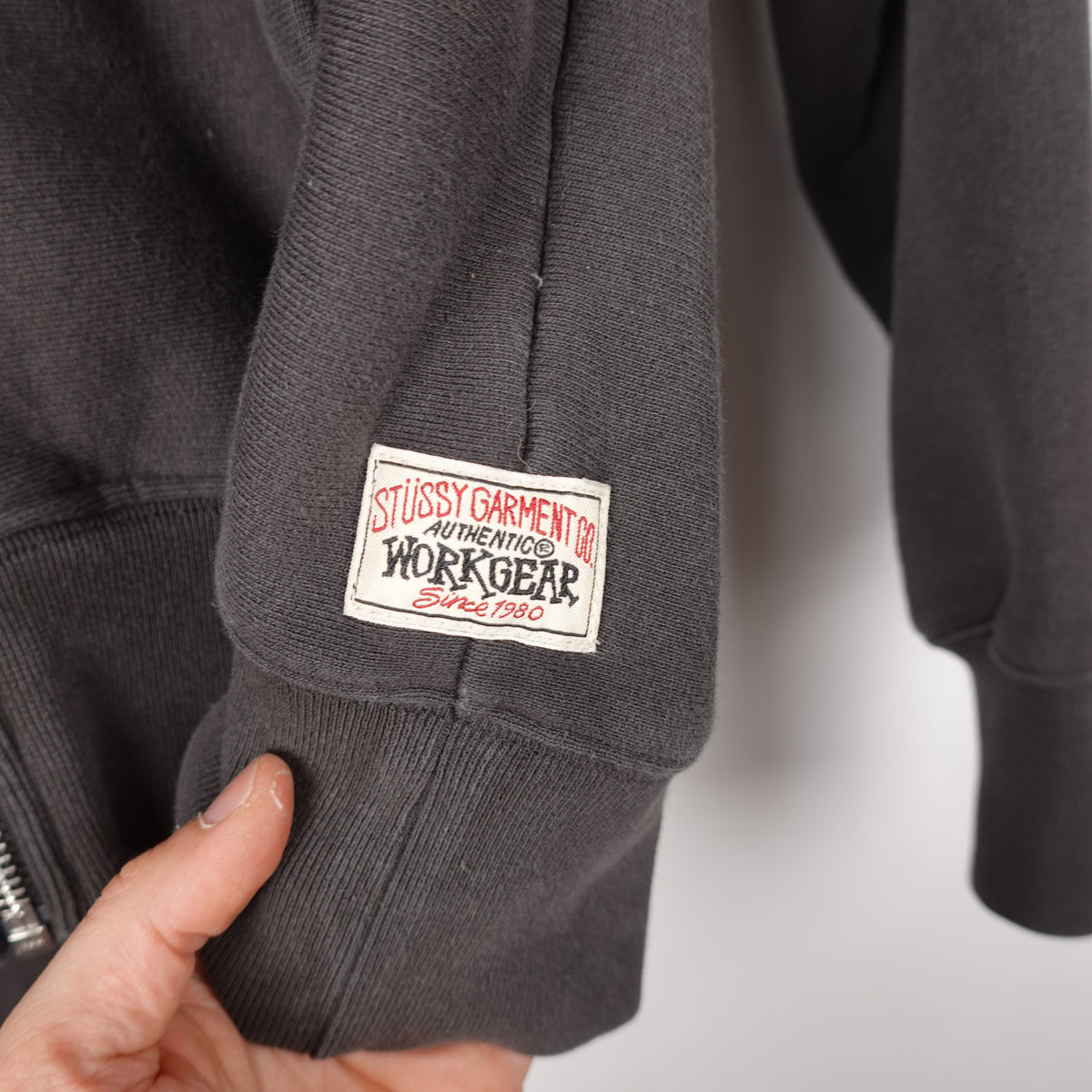 Stussy Work Gear Zip Up Hoodie - Size S