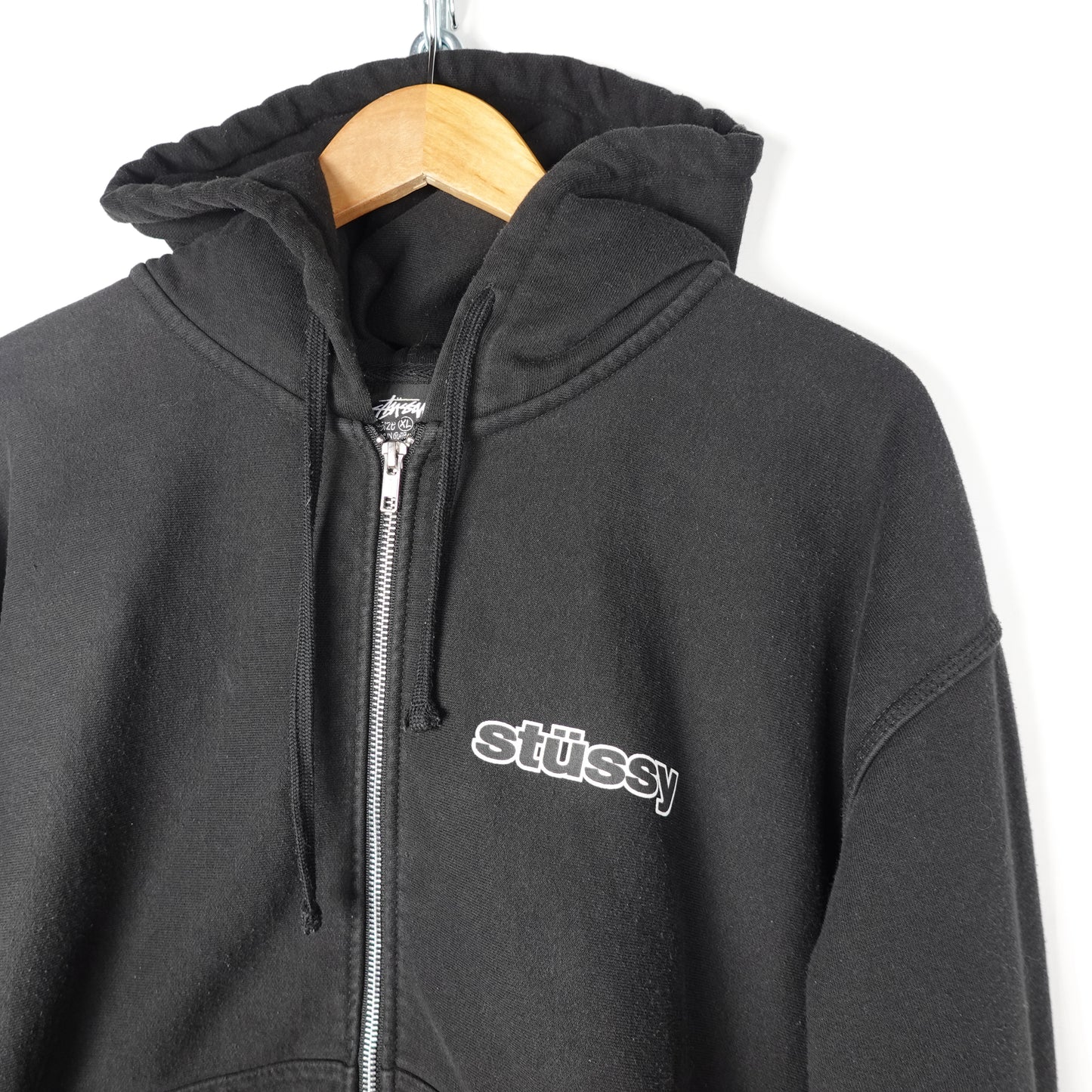 Stussy Zip Up Hoodie - Size XL