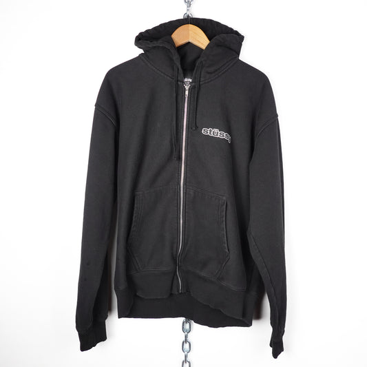 Stussy Zip Up Hoodie - Size XL