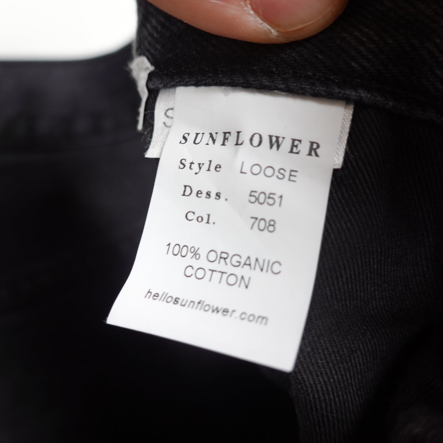 Sunflower Loose Black Pant - Size 34