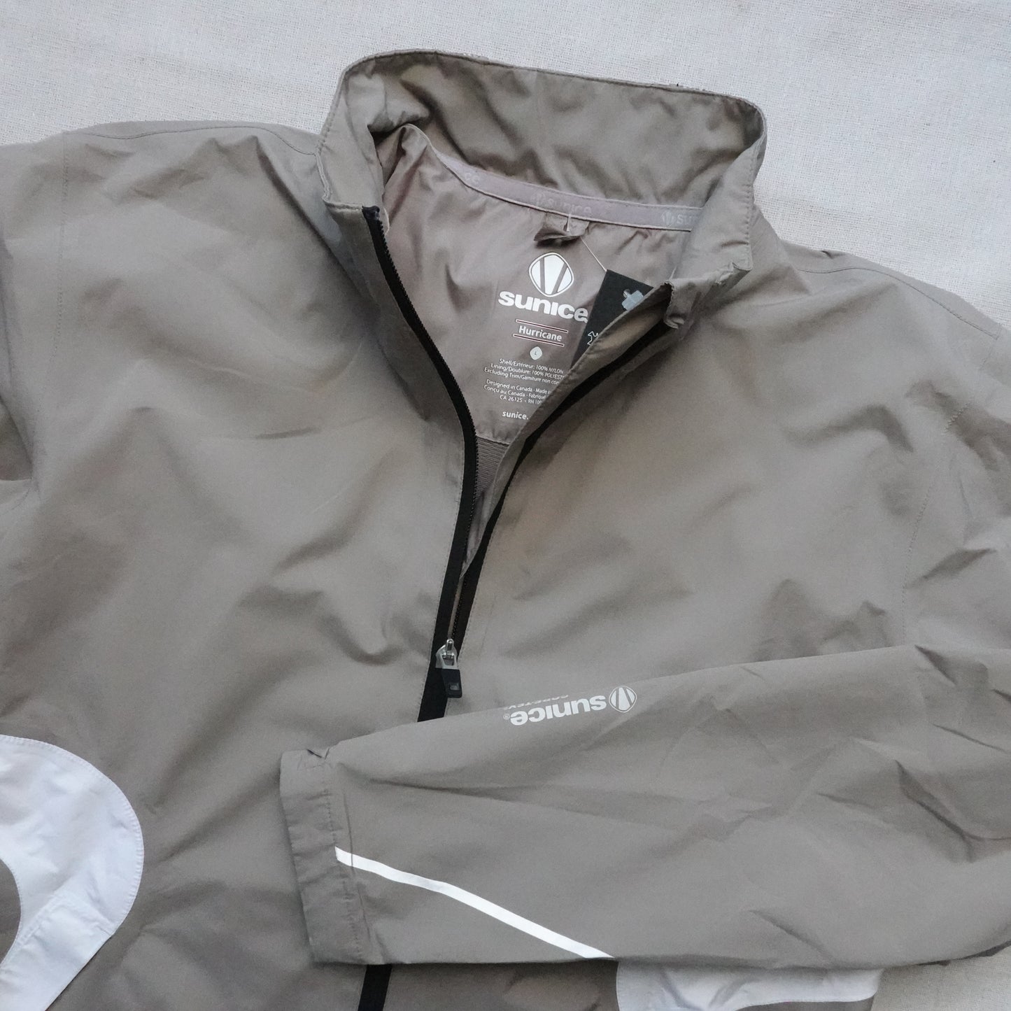 Sunice Beige Gore-Tex Windbreaker - Ladies L