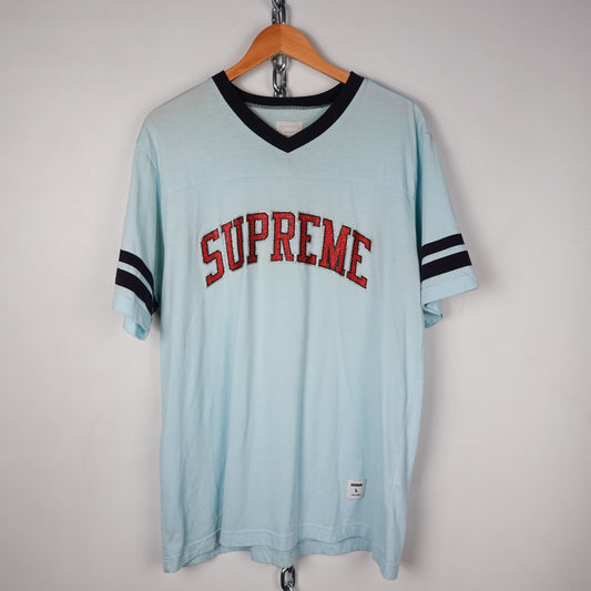 FW17 Supreme Glitter Arc Football tee - Size L