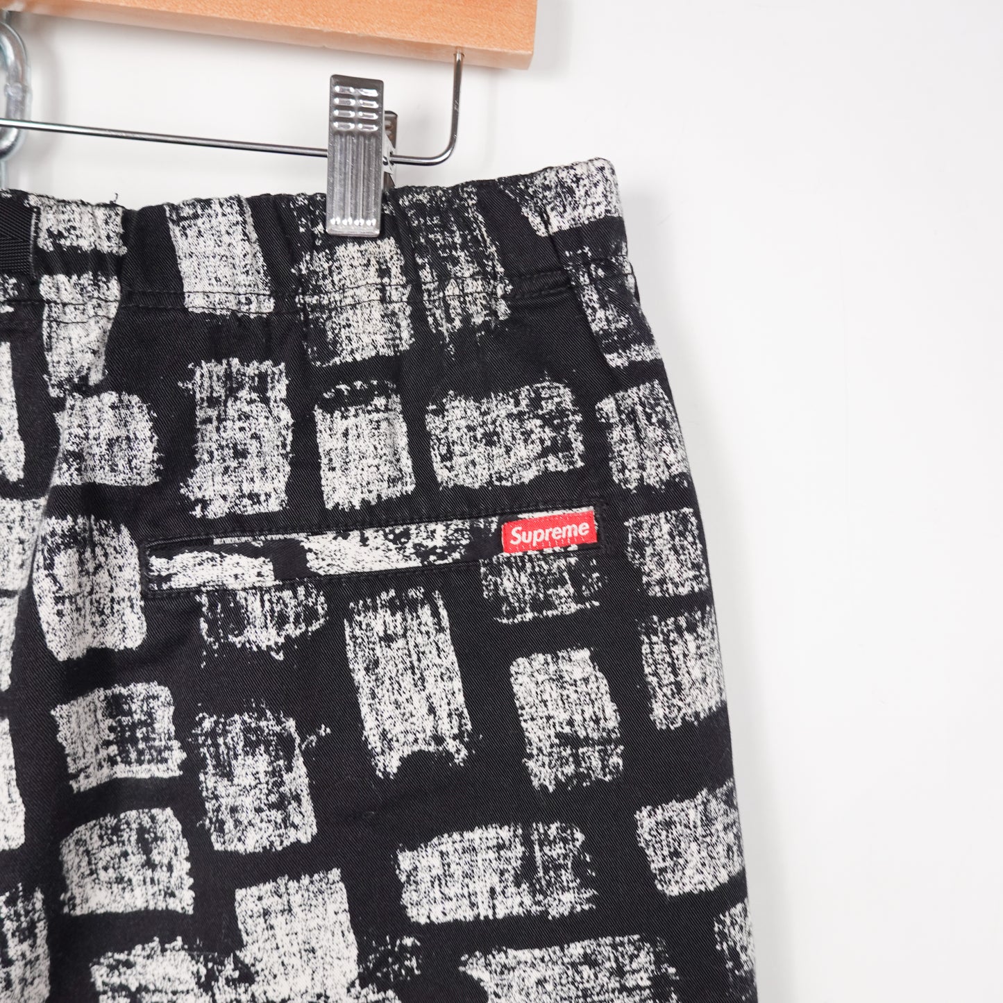 SS14 Supreme Block Print Belted Shorts - Size 32