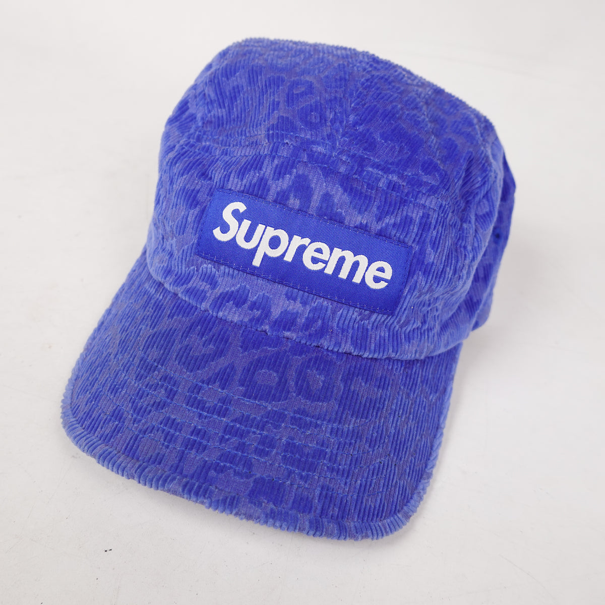 FW23 Supreme Leopard Corduroy Hat