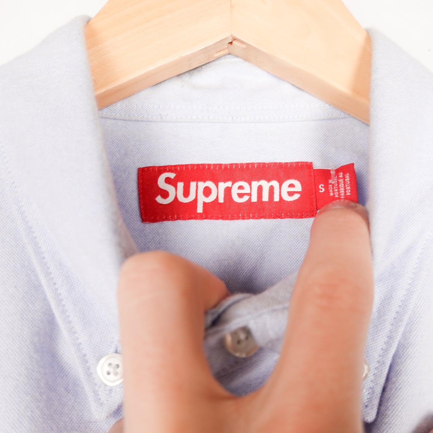 FW24 Supreme Loose Fit Oxford Button up - Size S