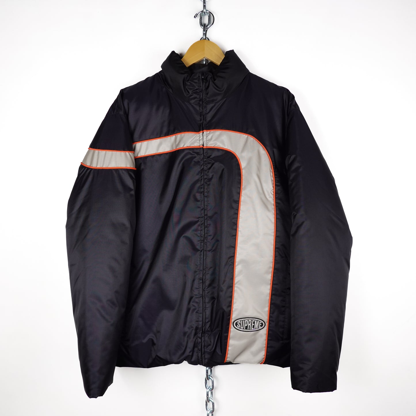 SS23 Supreme Stripe Cordura Puffer Jacket - Size L