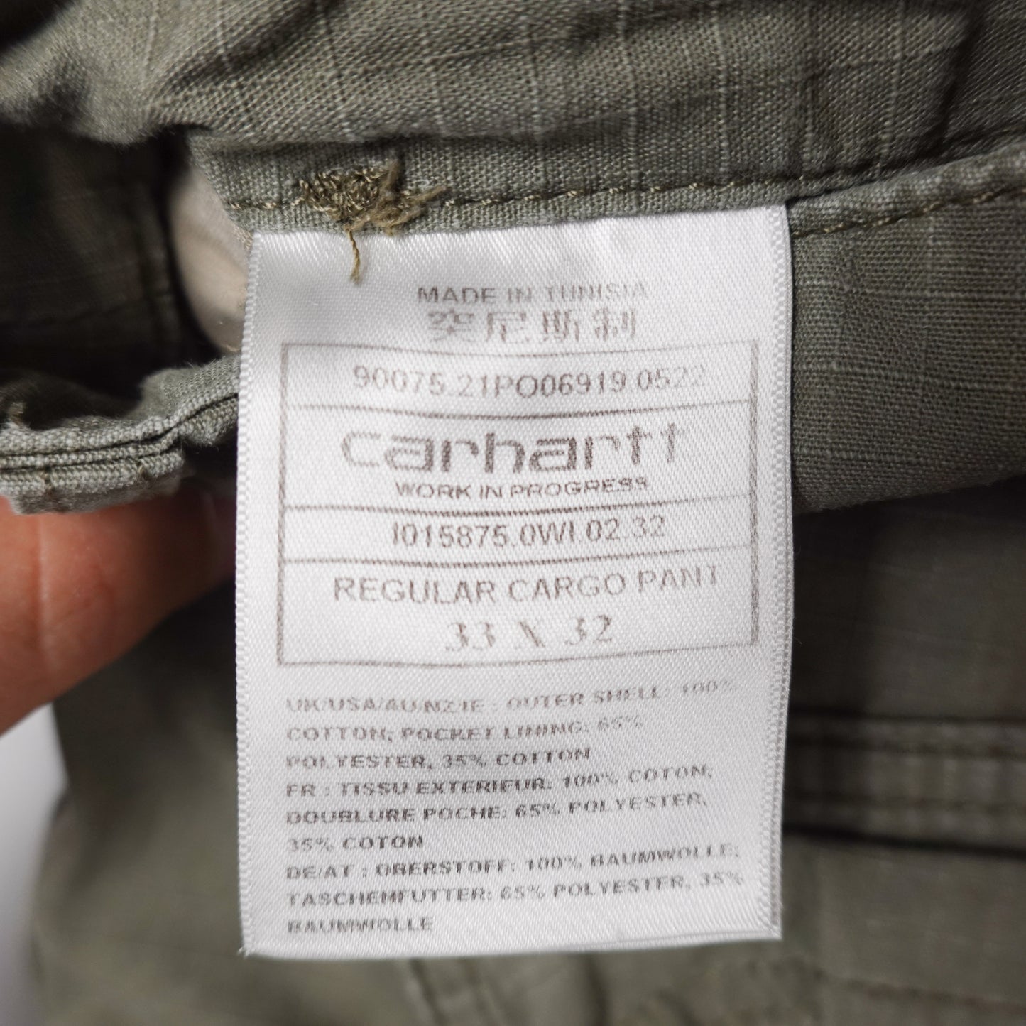 Carhartt WIP Regular Cargo Pants - 35