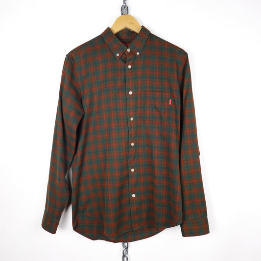 AW16 Supreme Shadow Plaid Flannel - Size M