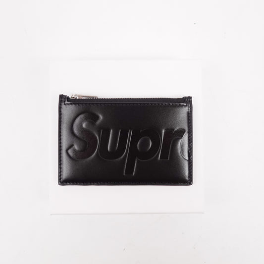Supreme Leather Zip Card Holder