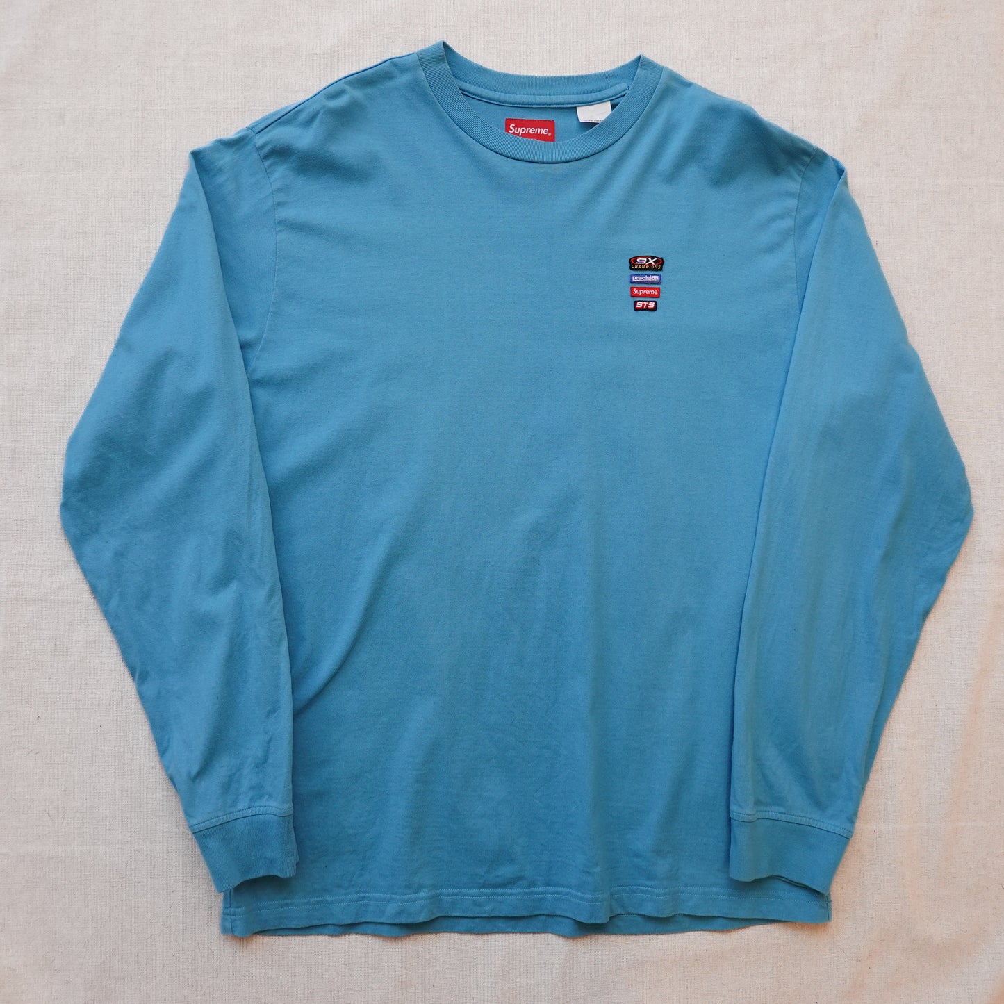 Supreme Racing Logo LS Blue - Size M
