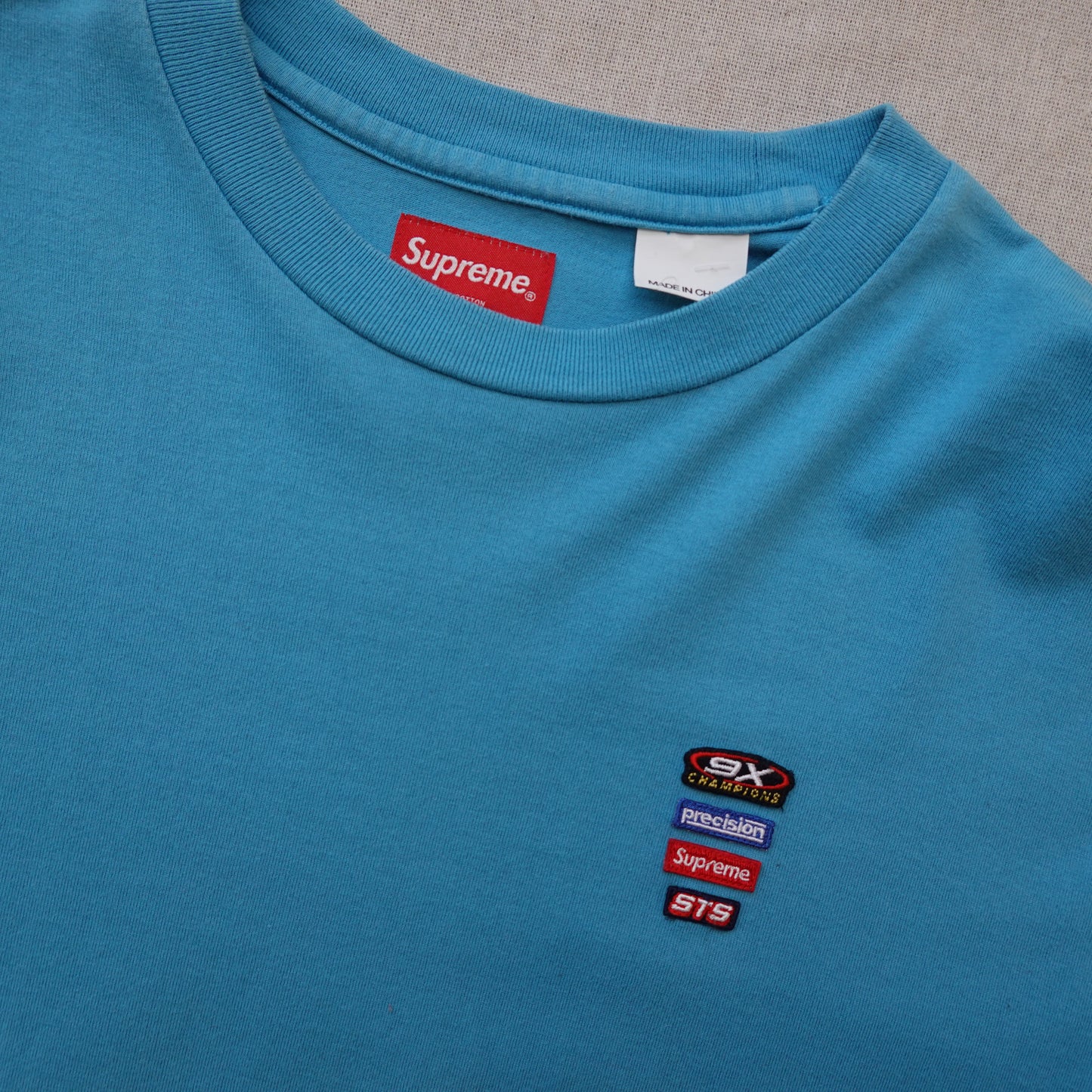 Supreme Racing Logo LS Blue - Size M