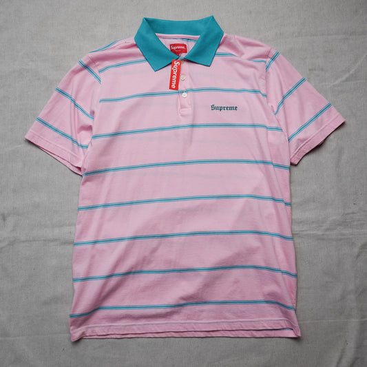 Supreme Pink Polo - Size L