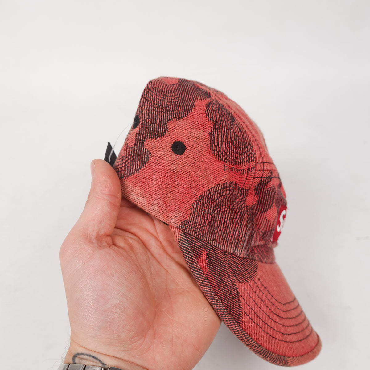 SS23 Supreme Flames Jacquard Denim Hat