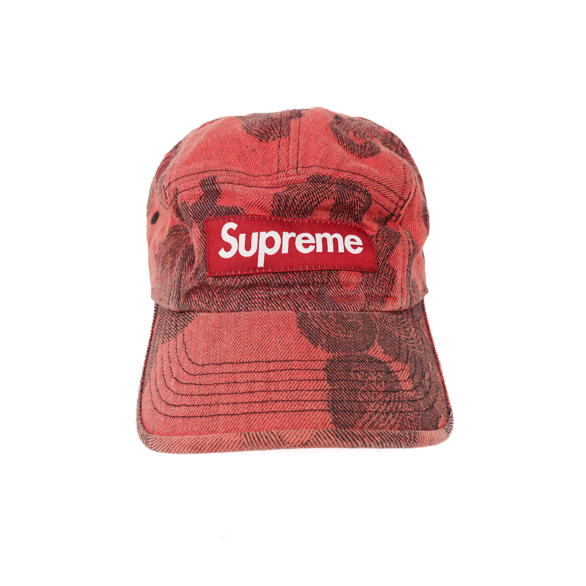 SS23 Supreme Flames Jacquard Denim Hat