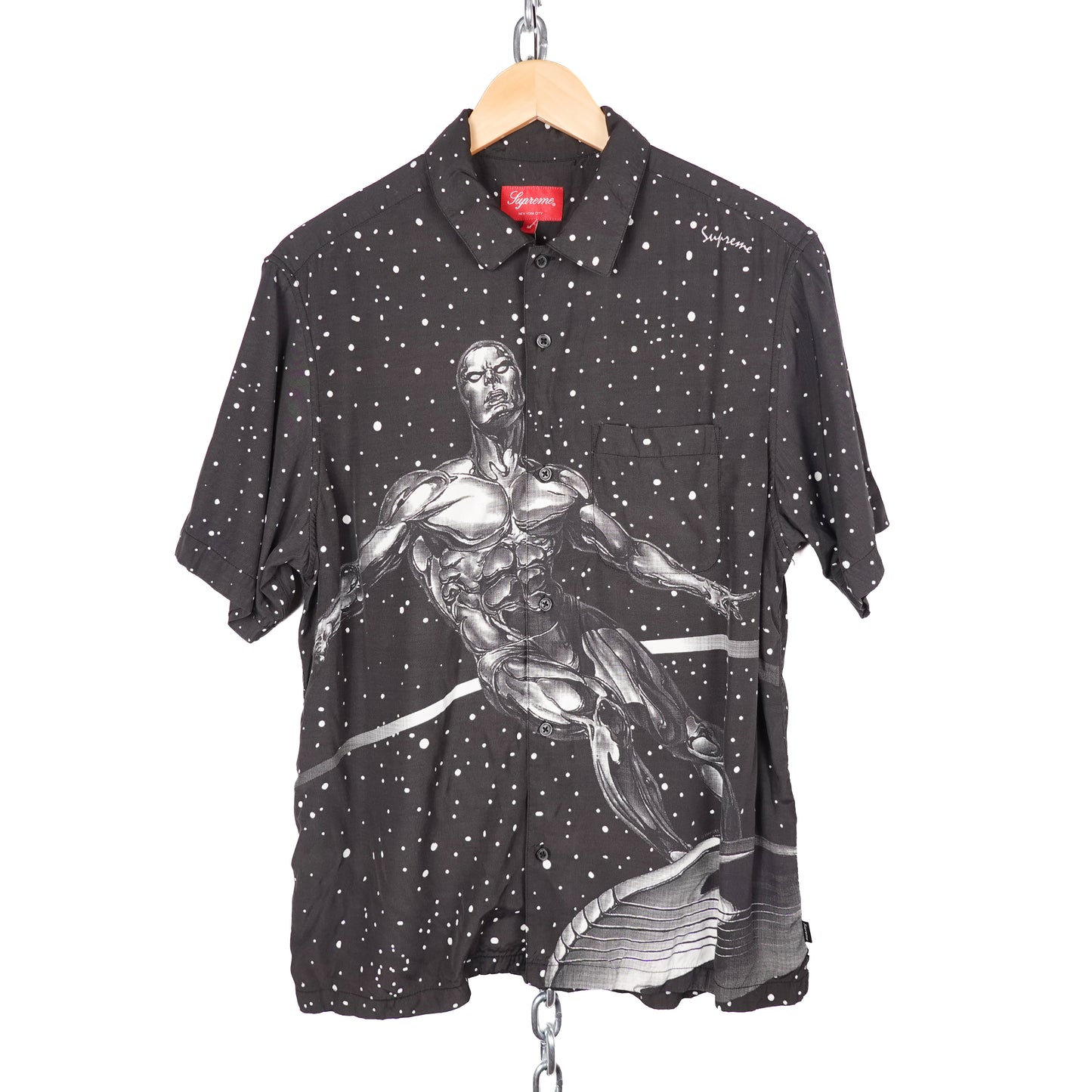 SS22 Supreme Silver Surfer Button Up - Size M
