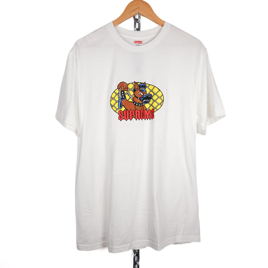 SS26 Supreme Leash Tee WHITE - Size M
