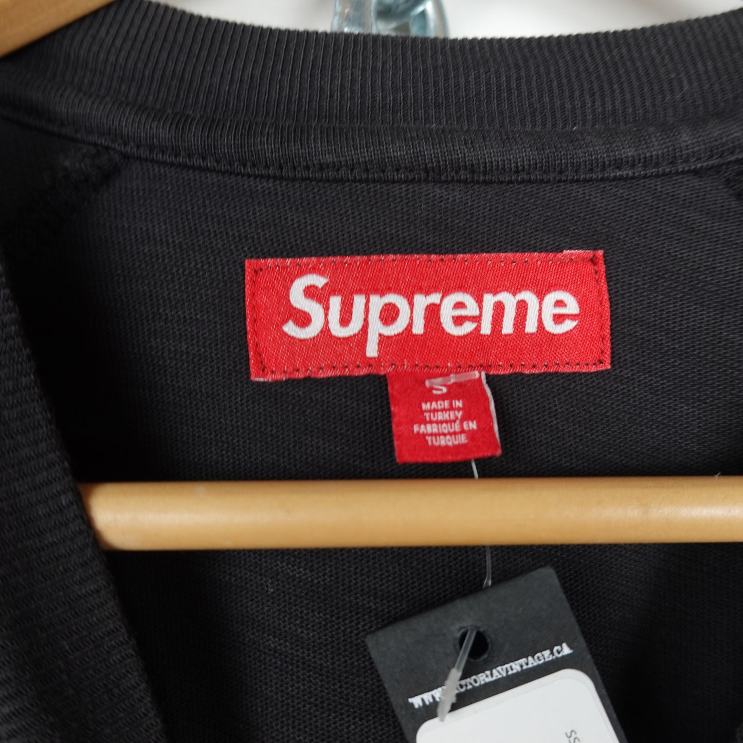 SS26 Supreme Rhinestone Raglan Tee - Size S