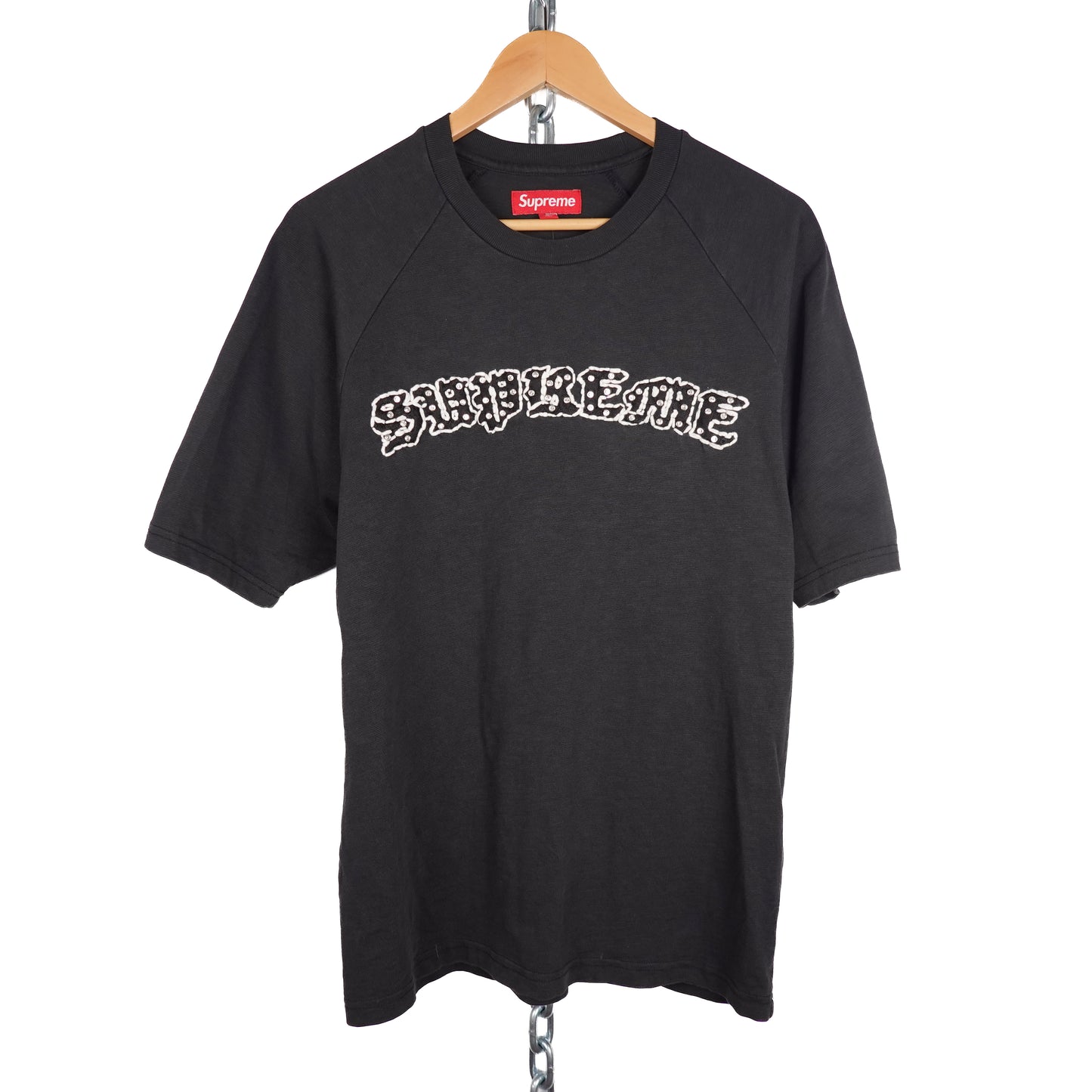 SS26 Supreme Rhinestone Raglan Tee - Size S