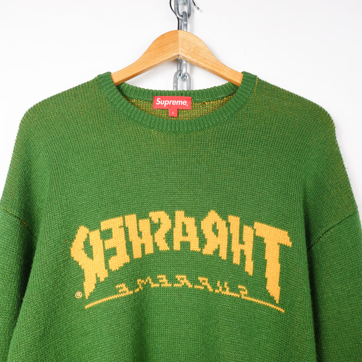 FW21 Supreme Thrasher Knit Sweater - Size L