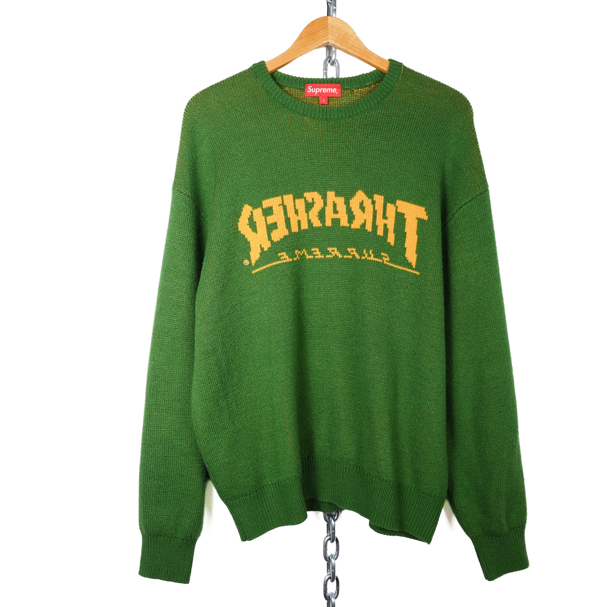FW21 Supreme Thrasher Knit Sweater - Size L