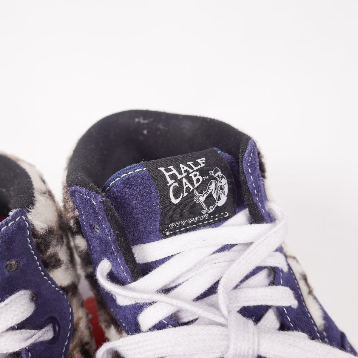 Supreme Vans Half Cab Leopard Navy - Size 8.5
