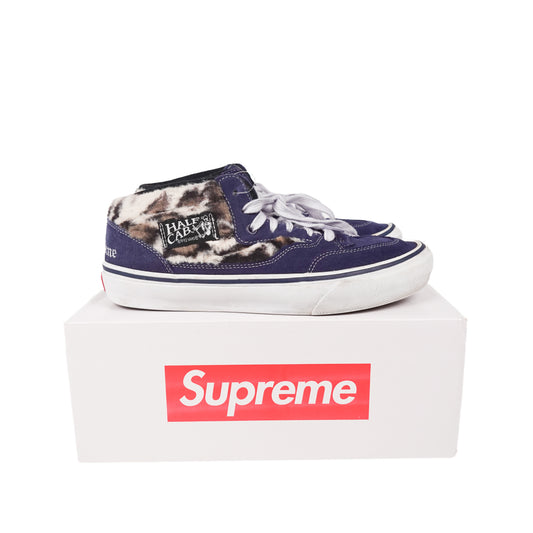 Supreme Vans Half Cab Leopard Navy - Size 8.5