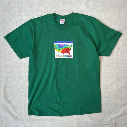 Supreme Weather Green Tee - Multiple Sizes