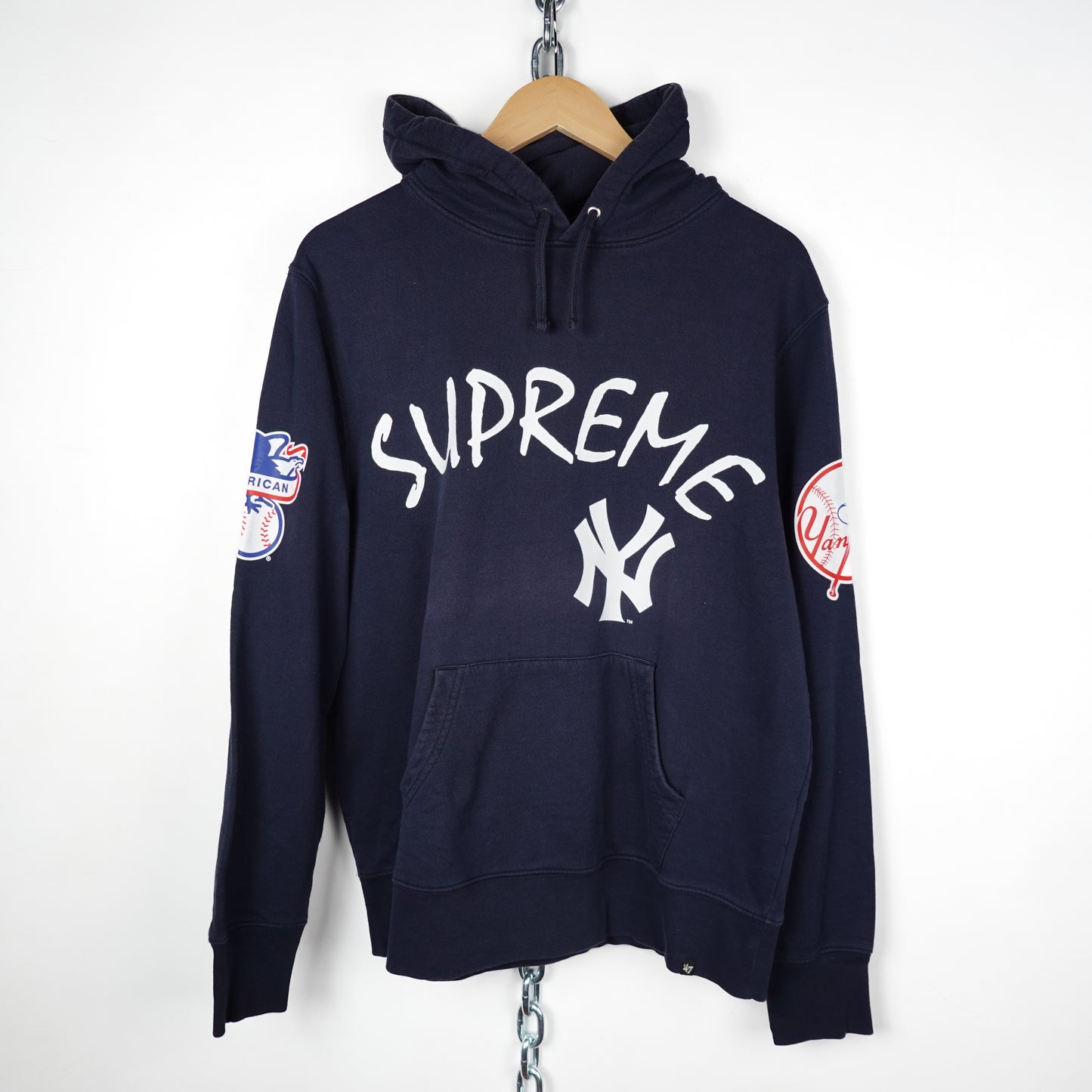 SS15 Supreme Yankees '47 Hoodie - Size M