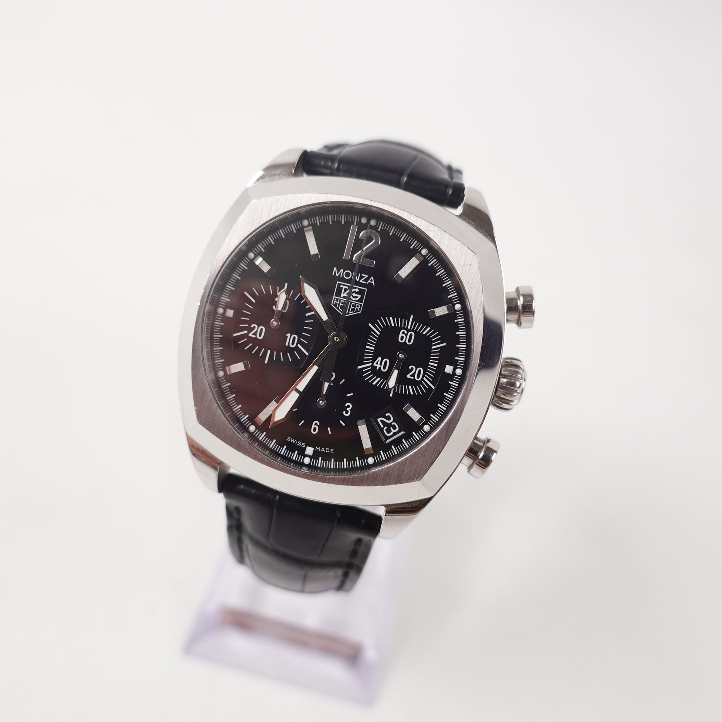TAG Heuer Monza Stainless Steel 38mm Chronograph Automatic Watch