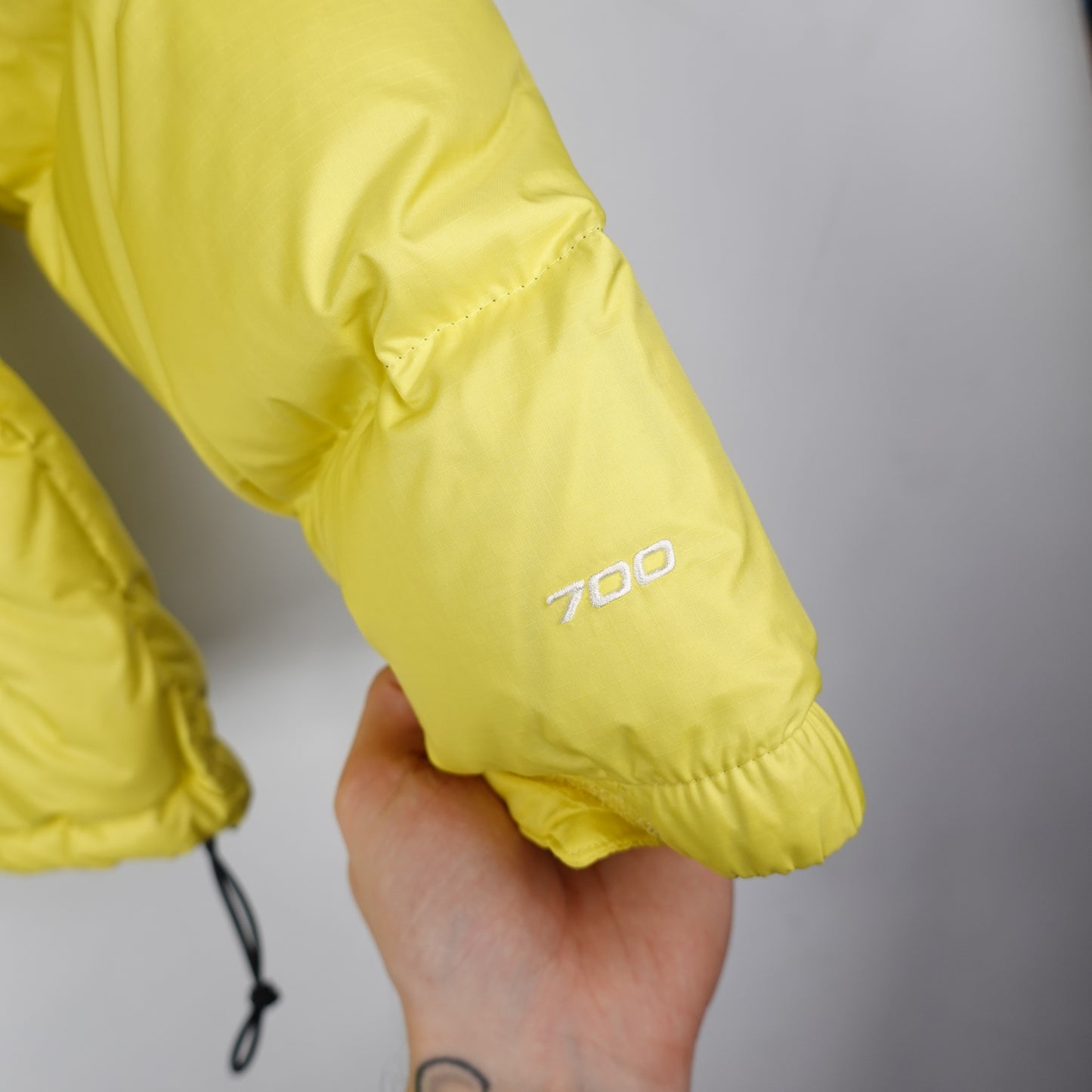 TNF Nuptse Yellow Puffer Jacket - Size M