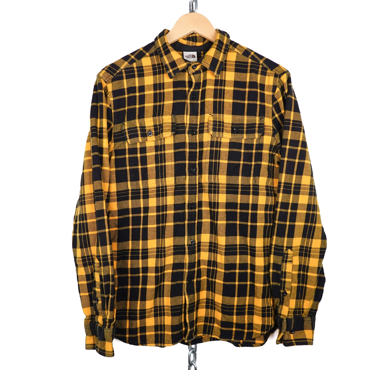 TNF Plaid Button Up - Size M