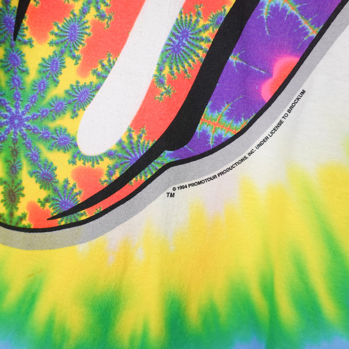 1994 Rolling Stones Tie Dye Tee - Size XL